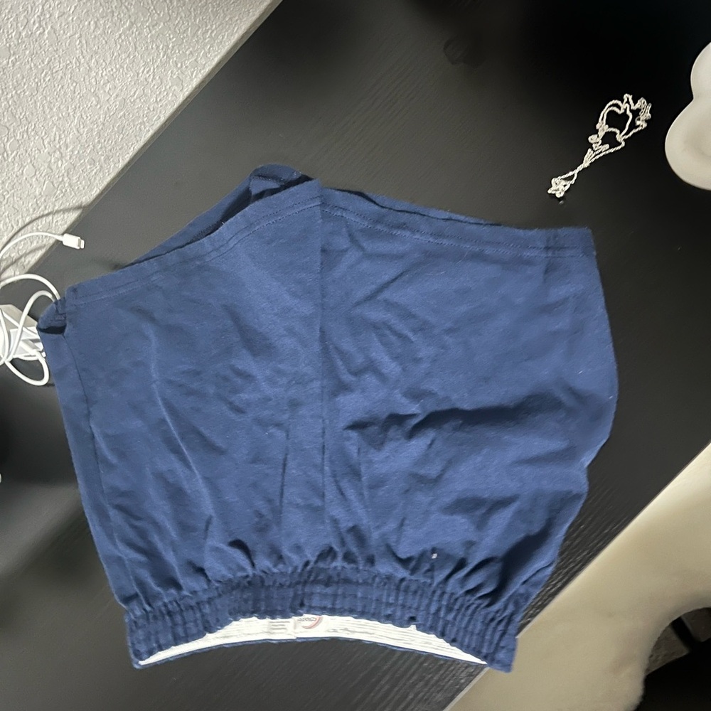 Blue comfy breathable shorts